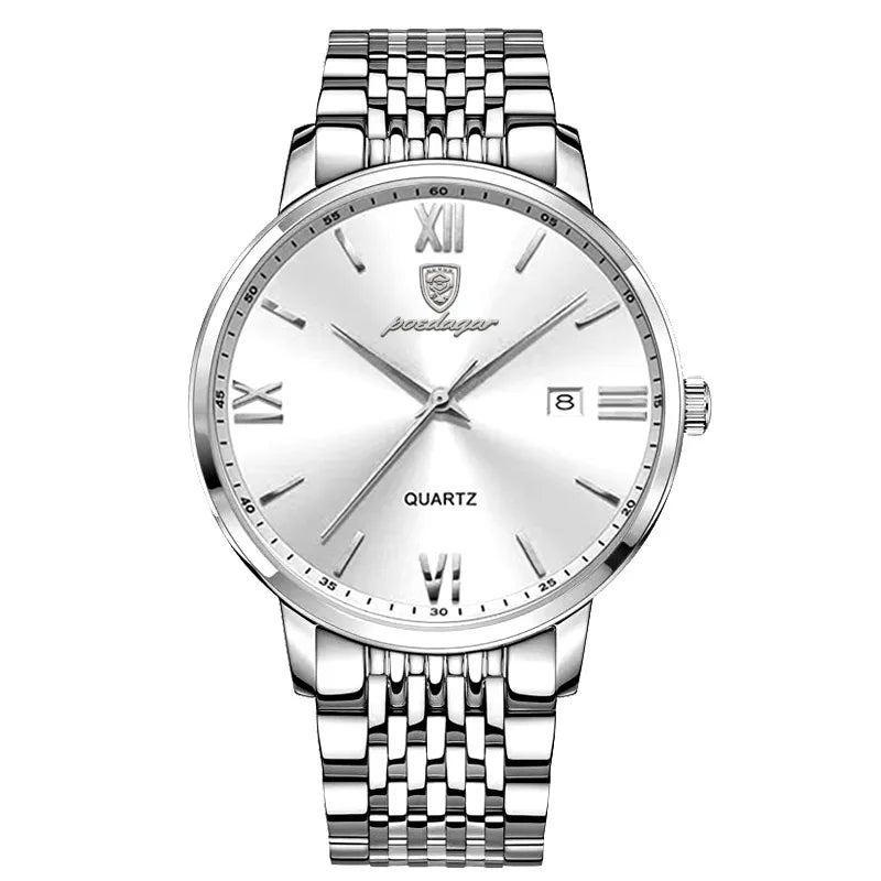 Męski zegarek z dużą tarczą