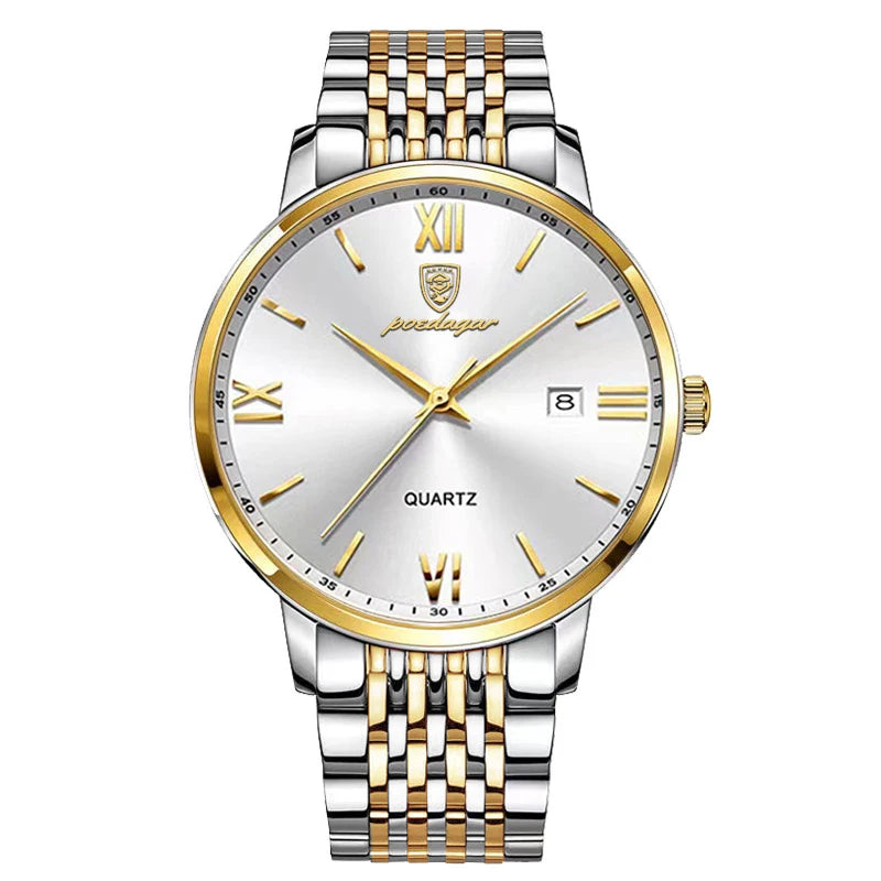 Męski zegarek z dużą tarczą