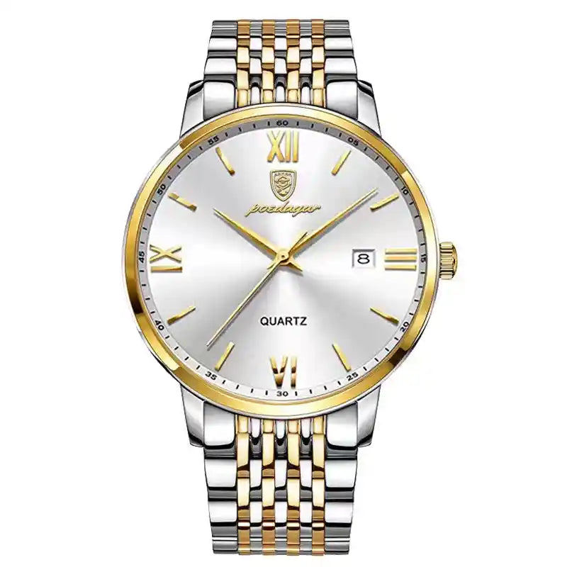 Męski zegarek z dużą tarczą