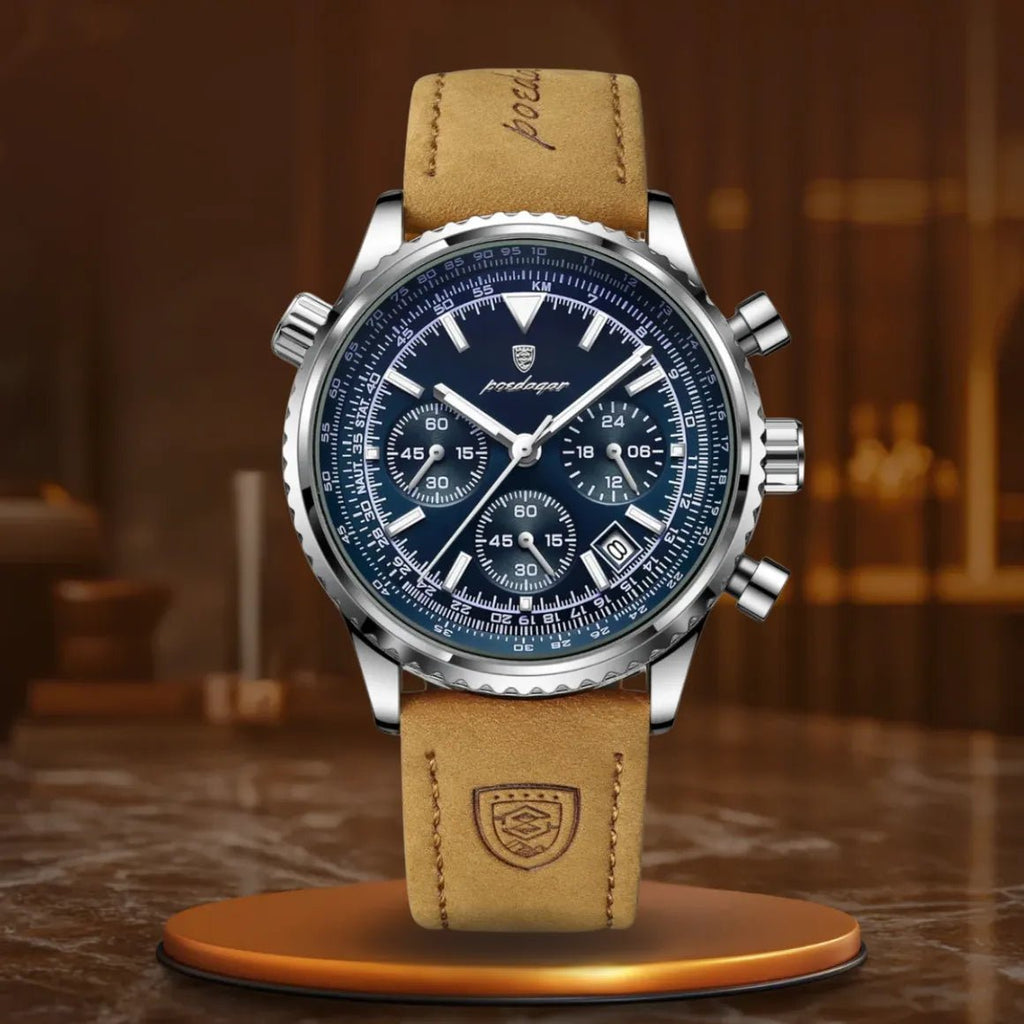 Luksusowy biznesowy męski zegarek - calixus