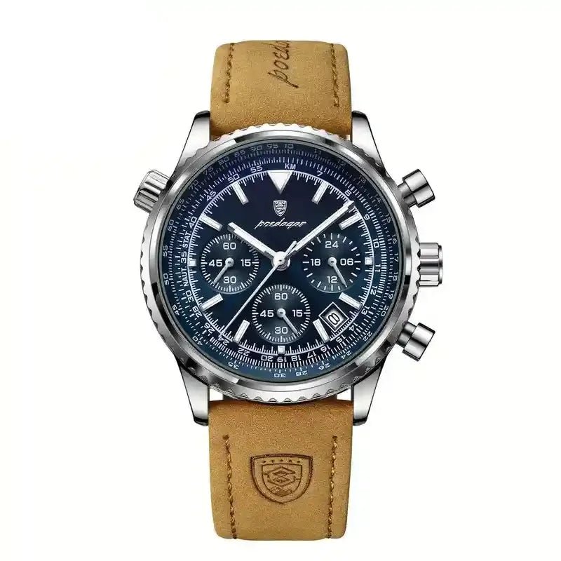 Luksusowy biznesowy męski zegarek - calixus