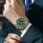 Luksusowy biznesowy męski zegarek - calixus