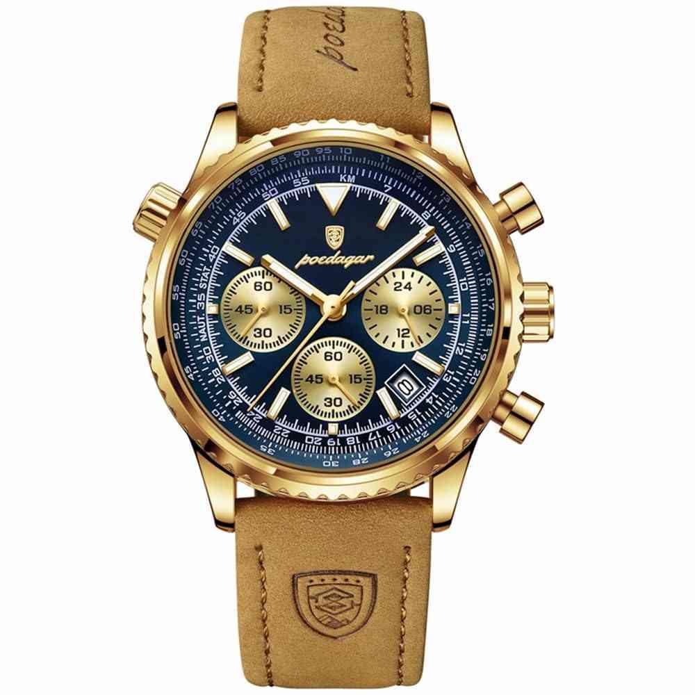 Luksusowy biznesowy męski zegarek - calixus